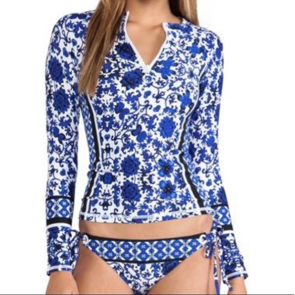 Nanette Lepore Other - Nanette Lepore “Saint Etienne” Rashguard Swim Cover